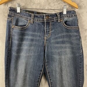 Nine West Vintage Women's SZ 4 / 27 America Mid to Low‎ Rise Straight Leg Jeans